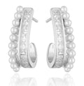 Silberohrringe Perle 16,2 mm