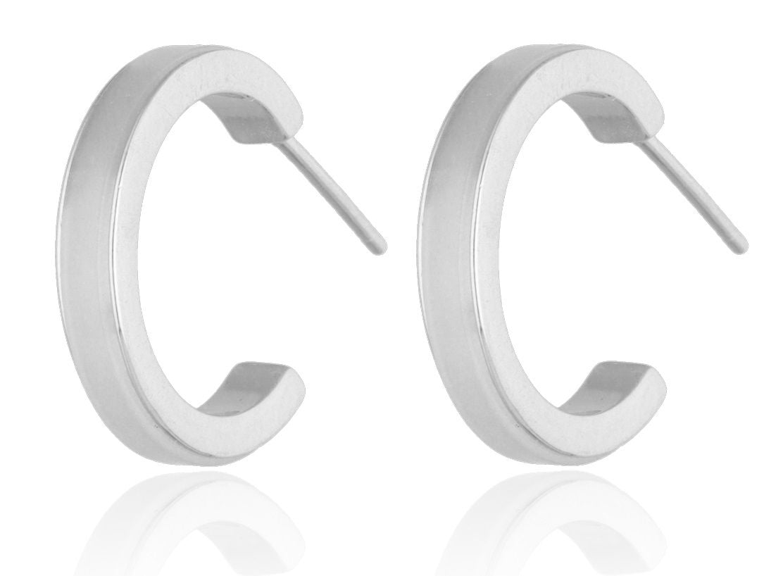 Silver Earrings shell 17m
