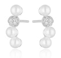 Silver Earrings pearl 15.7m