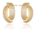 Silver Earrings 14.8m gold plated