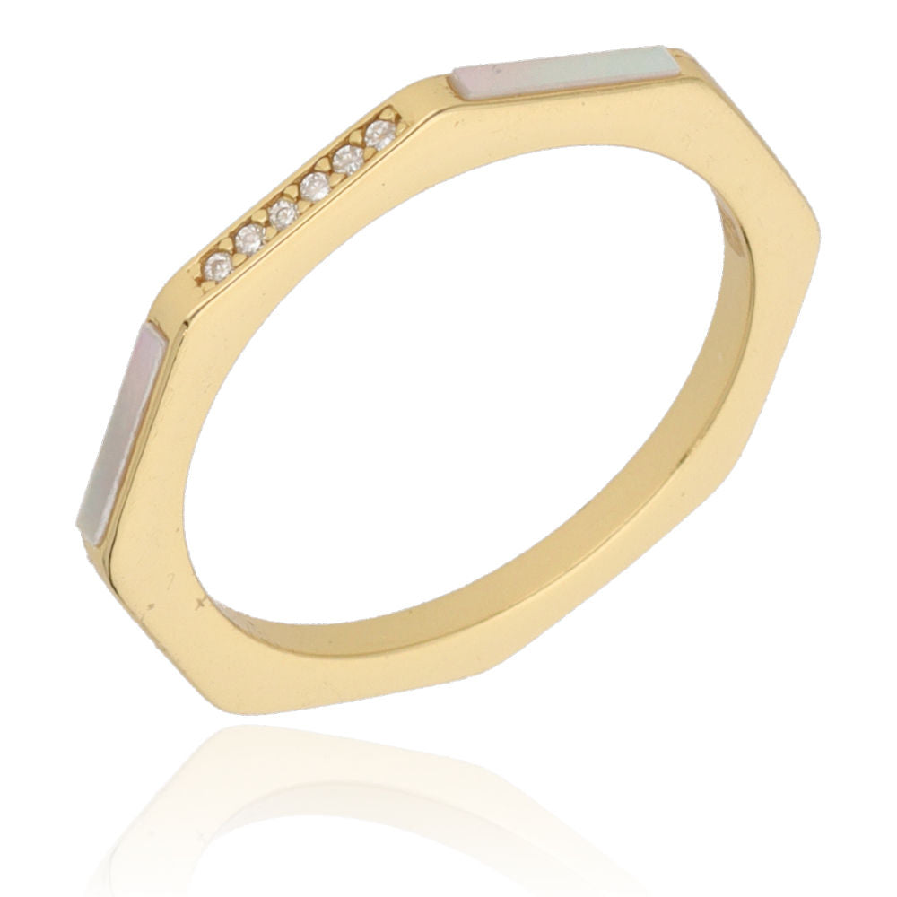 Silver Ring shell gold plated US size: #6; #6.5; #7; #7.5; #8 #8.5 2m