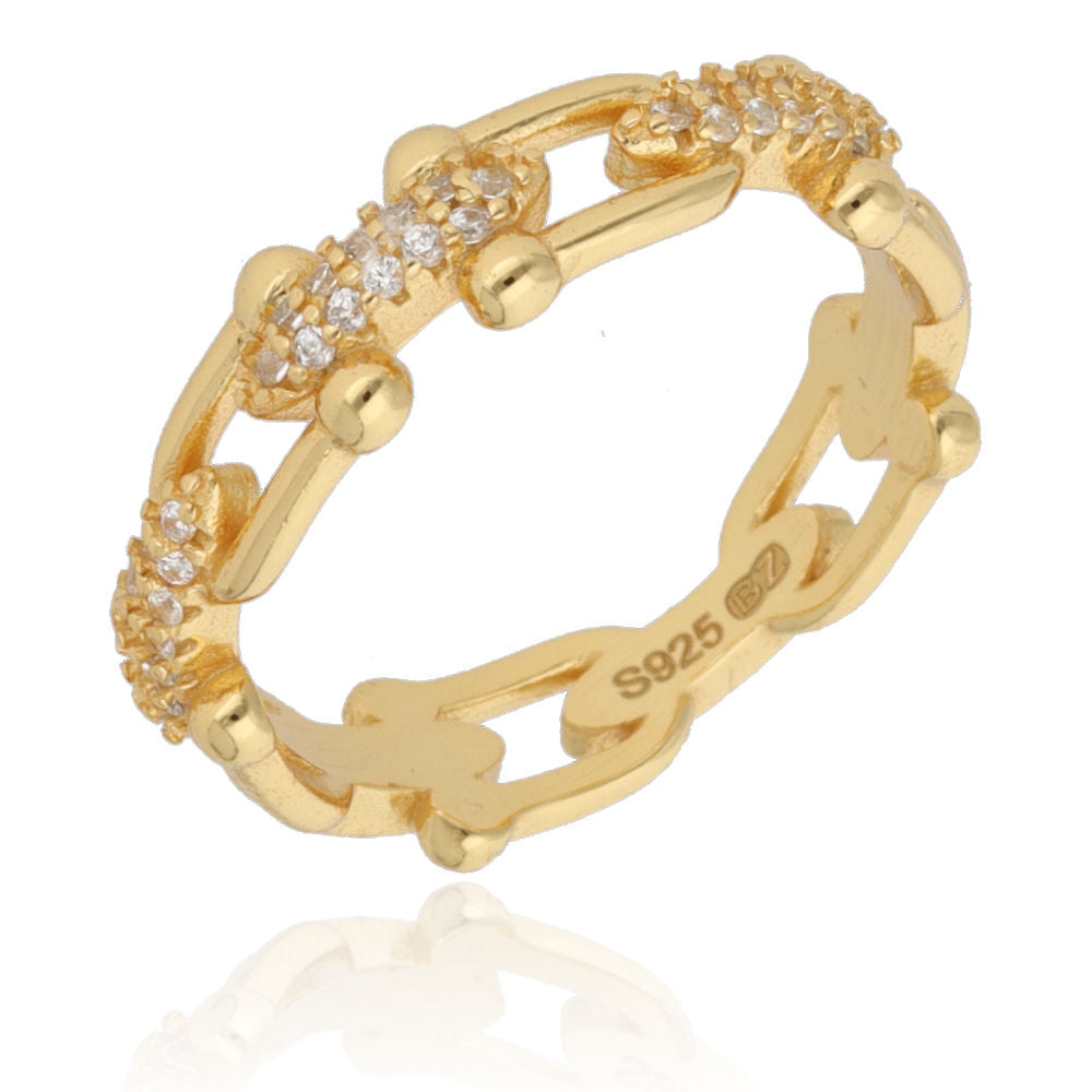 Silver Ring gold plated US size: #6; #6.5; #7; #7.5; #8 #8.5 6m