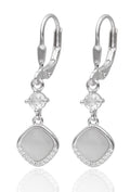 Silver Earrings English long 8.7m