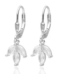 Silver Earrings English long 9.8m