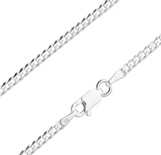 Sudraba ķēde regulārais profils G060 L45 cm