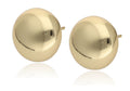 Silver Earrings gold plated 12.9m