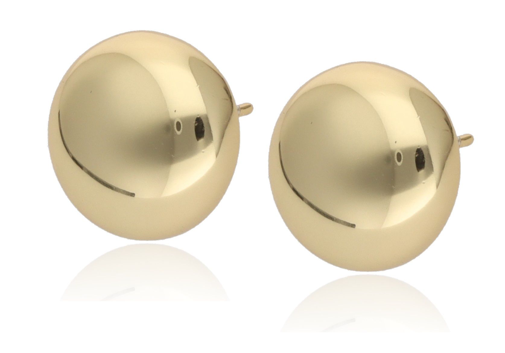 Silver Earrings gold plated 12.9m