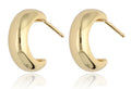 Silver Earrings gold plated 14m