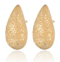Silver Earrings drop gold plated 17.8m
