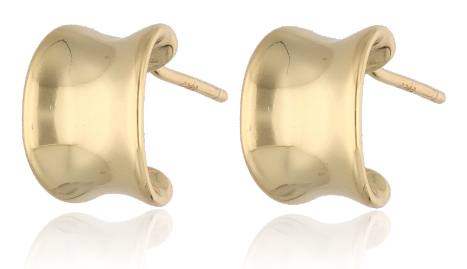 Silver Earrings gold plated 11m