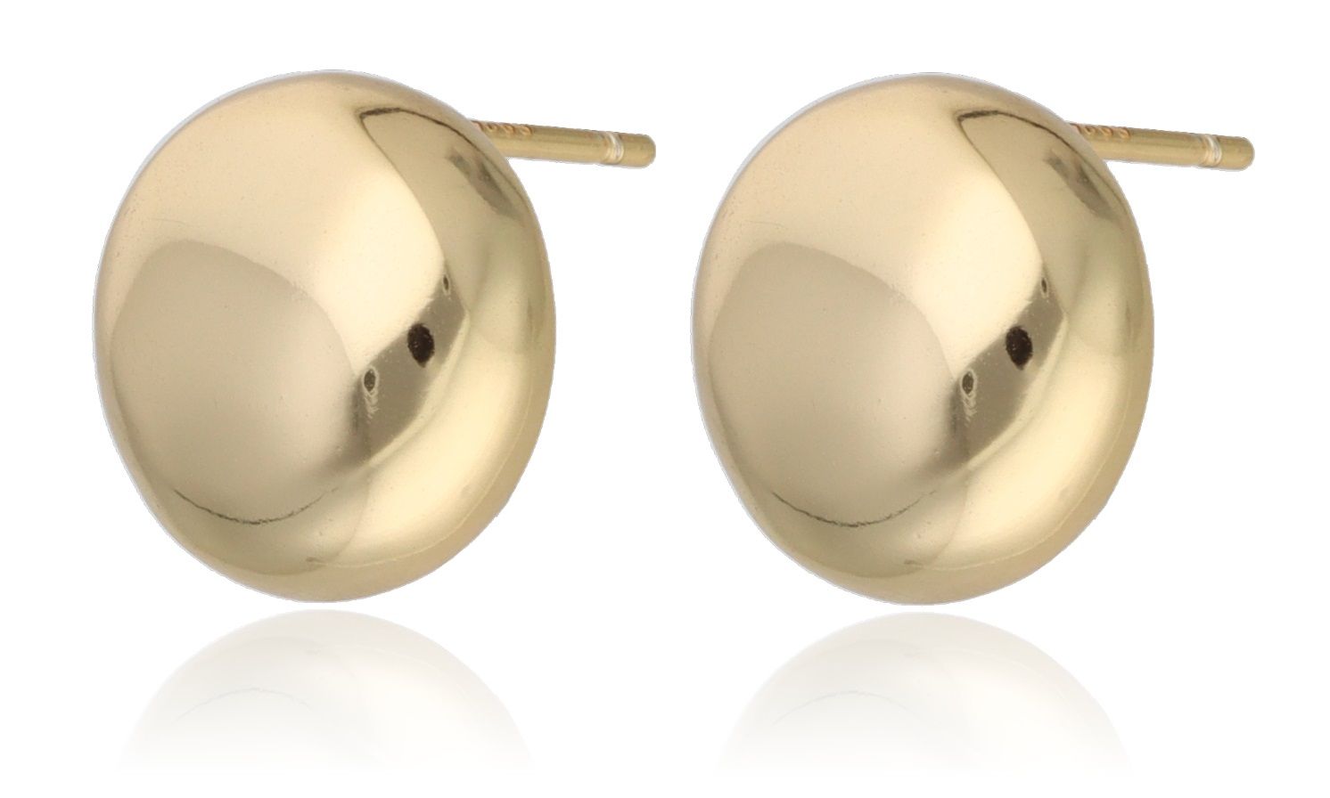 Silver Earrings gold plated 12m