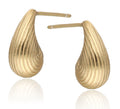 Silver Earrings gold plated 14m