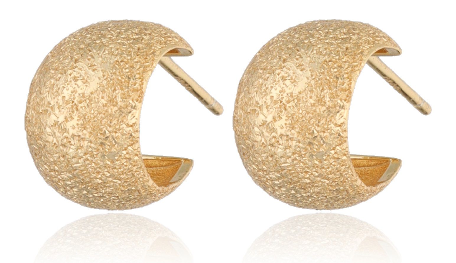 Silver Earrings gold plated 11.5m
