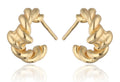 Silver Earrings gold plated 12.2m
