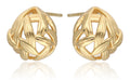 Silver Earrings gold plated 12.8m