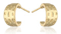 Silver Earrings gold plated 12m