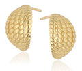 Silver Earrings gold plated 14.2m
