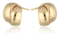 Silver Earrings gold plated 12m