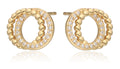 Silver Earrings gold plated 12m