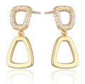 Silver Earrings gold plated 22.5m
