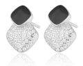 Silver Earrings enamel 14m