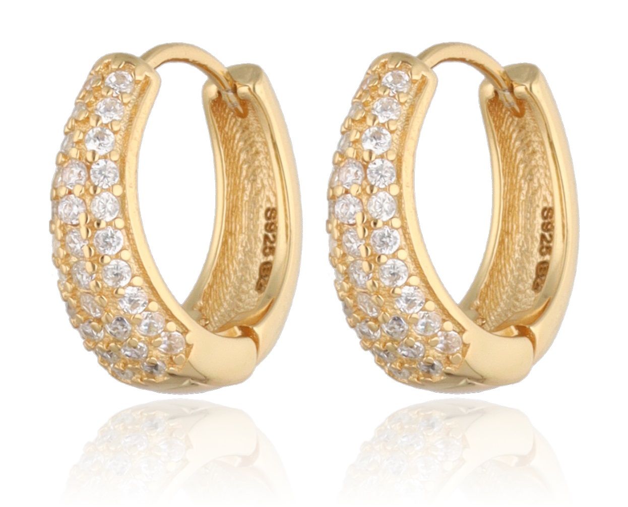 Silver Earrings gold plated