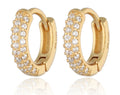 Silver Earrings gold plated 11.9m