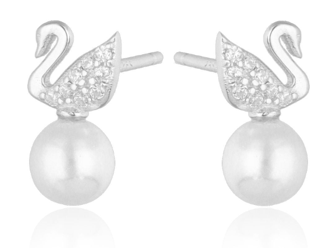 Silver Earrings pearl 10.2m
