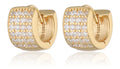Silver Earrings gold plated 8.8m