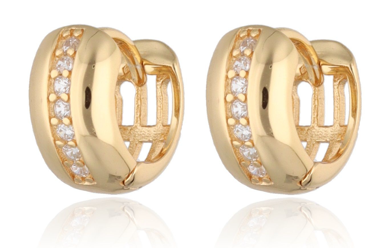 Silver Earrings gold plated 10.8