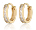 Silver Earrings gold plated 12m