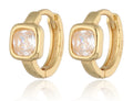 Silver Earrings gold plated 13m