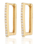 Silver Earrings gold plated 18.6m