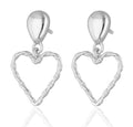 Silver Earrings heart 12m