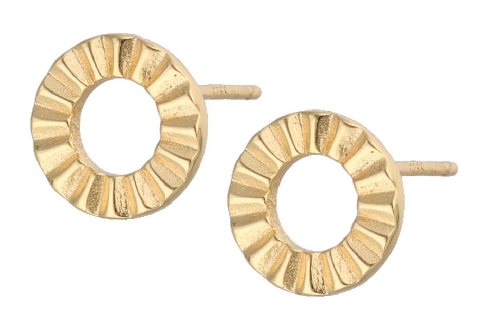 Silver Earrings gold plated 10m