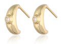 Silver Earrings gold plated 11.5m