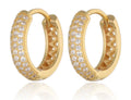Silver Earrings NEW gold plated 14.5m