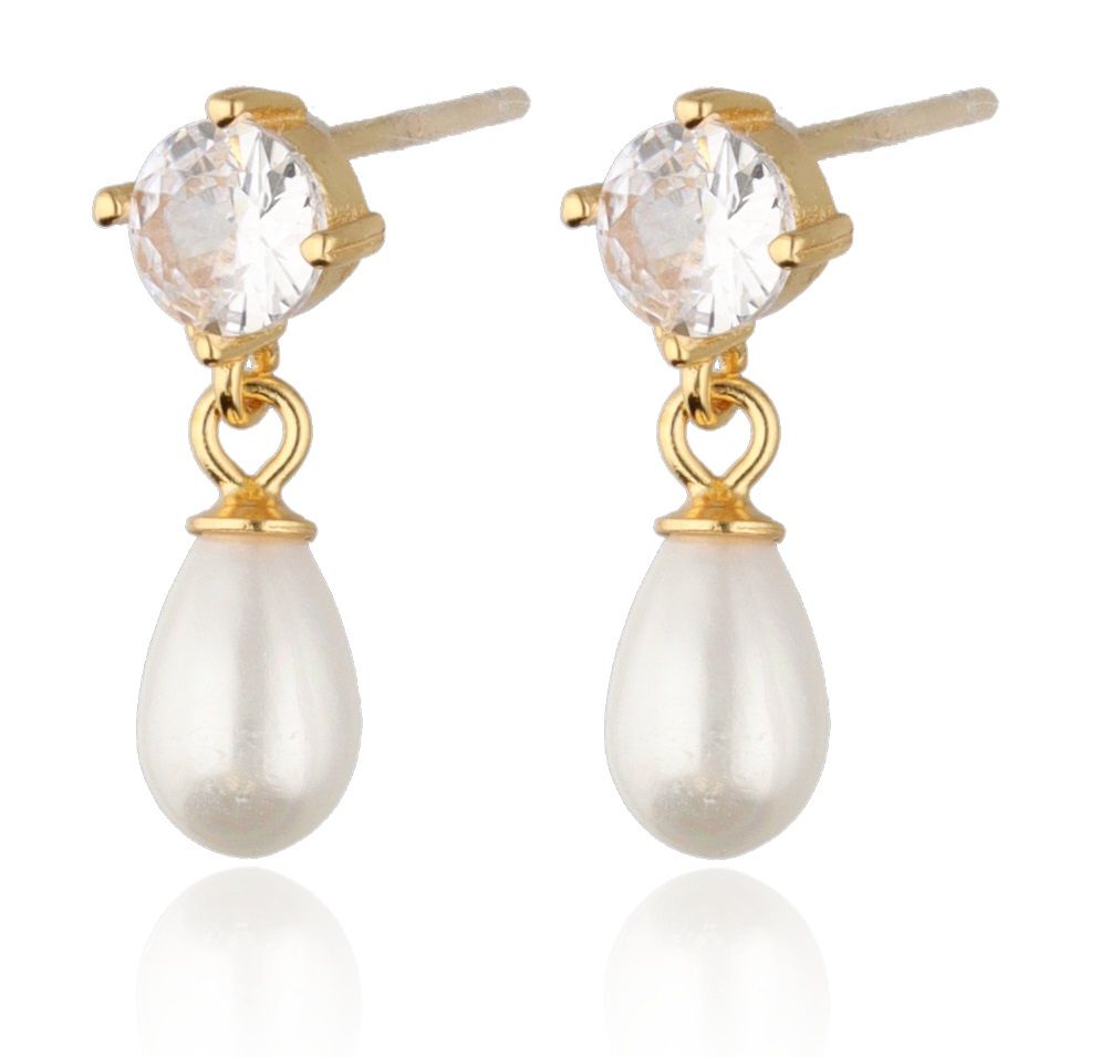 Silver Earrings pearl