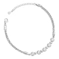 Silberarmband v2 16.5+3 Ähren