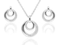 Silver Jewelry Set 16m 11.5m 43+3cm