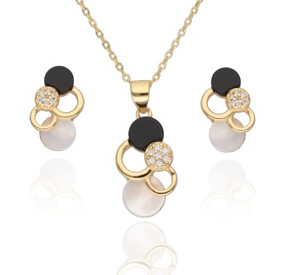Silberschmuck-Set Länge 43+3