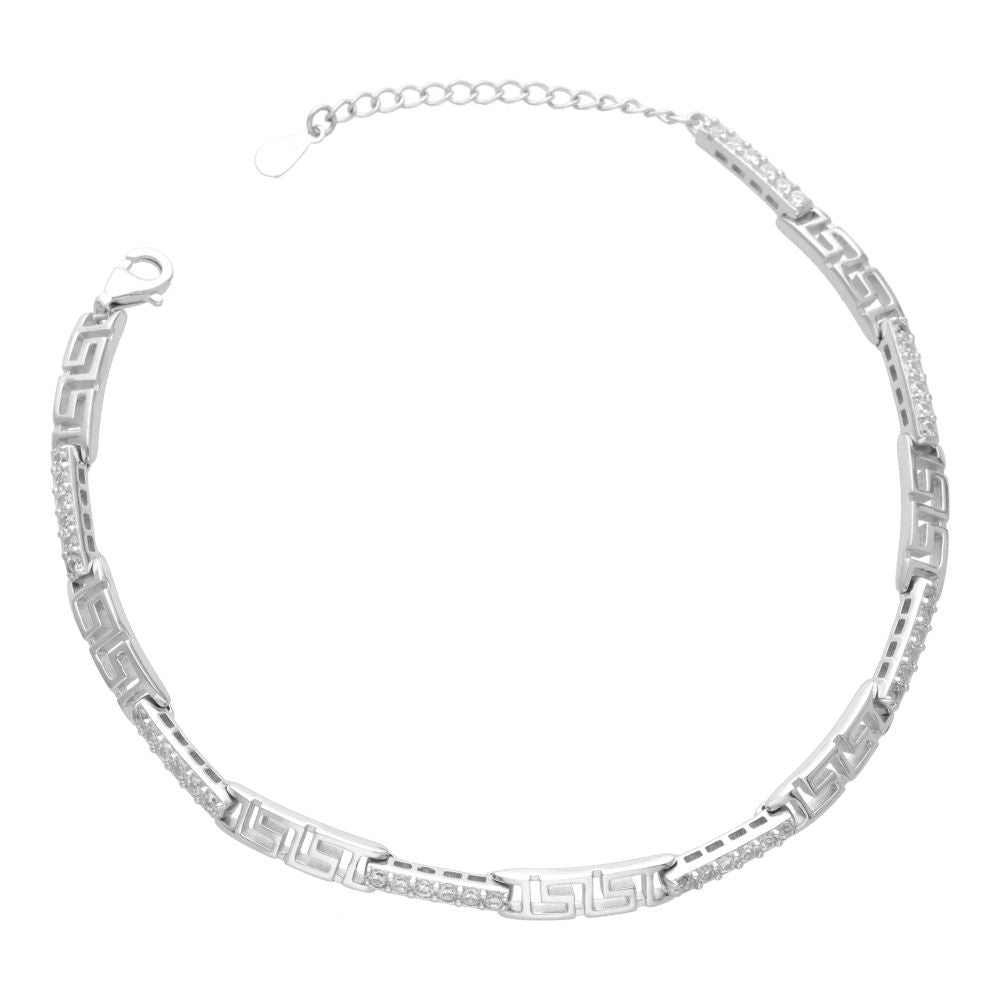 Silberarmband NEU Griechisch 18+3cm