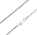 Silver Chain, Octagonal rope G040 L55cm