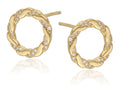 Silver Earrings NEW gold plated 12m