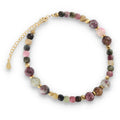 Silver Bracelet -30% tourmaline, hematite