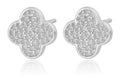 Silver Earrings NEW Moroccan clover 10m