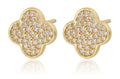 Silver Earrings NEW Moroccan clover 10m
