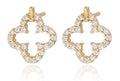 Silver Earrings NEW Moroccan clover 11m