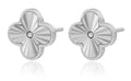 Silberohrringe NEU Marokkanischer Klee 10 mm