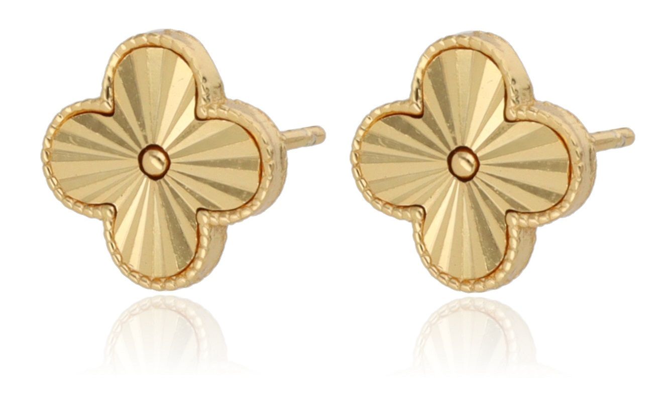Silver Earrings NEW Moroccan clover 10m